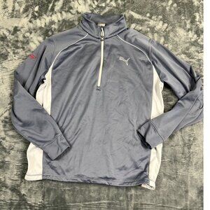 Puma Mens Golf Pullover Jacket XL  Quarter-Zip Long Sleeve Budweiser Logo